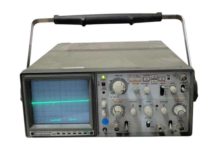Hitachi VC-6023 Digital Storage Oscilloscope, READ _