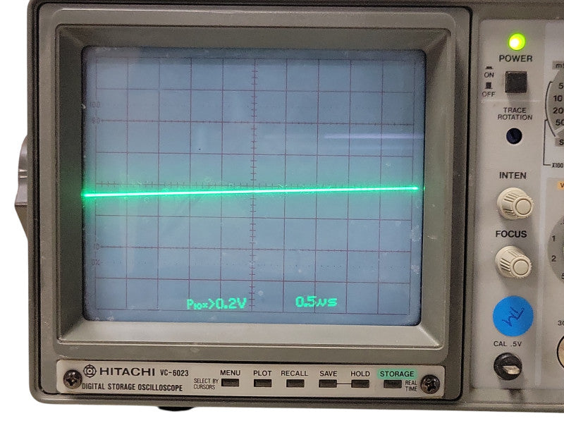 Hitachi VC-6023 Digital Storage Oscilloscope, READ _