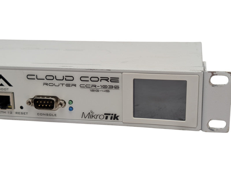 MikroTik Cloud Core Router CCR-1036 12G-4S CCR1036-12G-4S READ  -