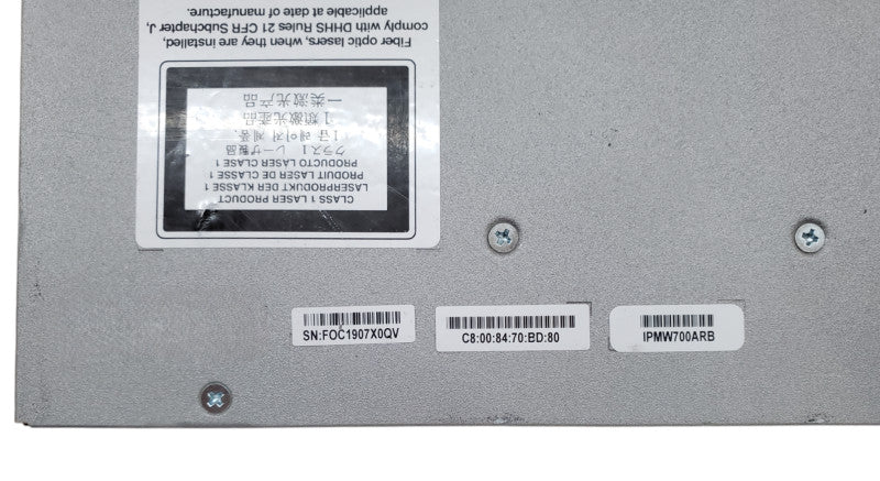 Cisco WS-C3850-48F-L V04 48-Port Gigabit PoE+ Network Switch *read*