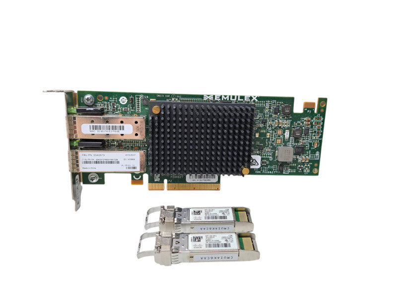 IBM Emulex 00AG573 Dual Port 10GB SFP+ PCIe Network Adapter Low Profile