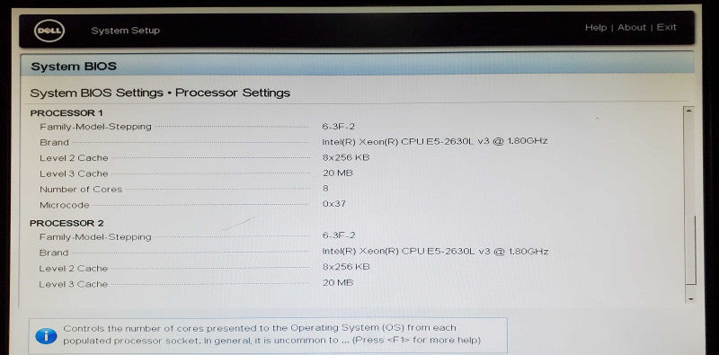 Dell PowerEdge R630 2x Xeon E5-2630L v3 32GB DDR4 H730 Mini - No HDD