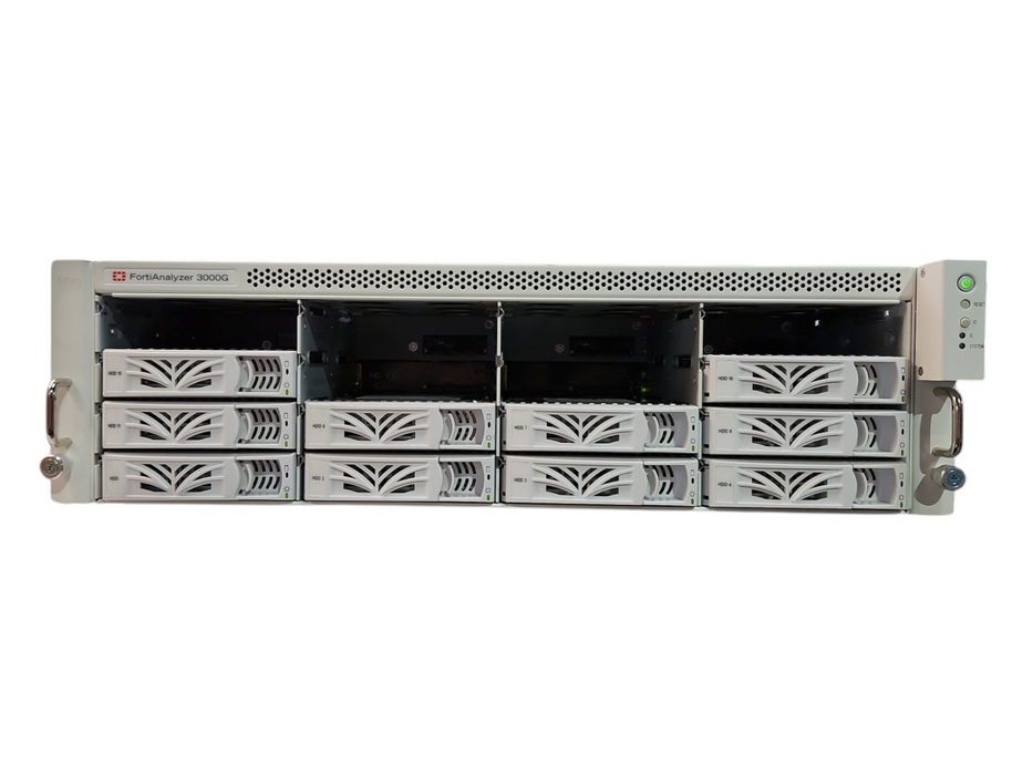 Fortinet FortiAnalyzer FAZ-3000G, 2x Xeon Silver 4215, 128GB RAM, 10x 2TB SAS