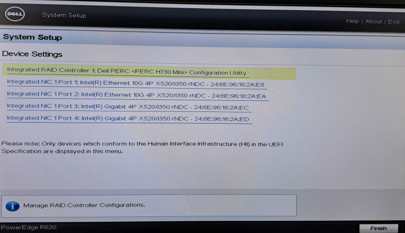 Dell PowerEdge R630 1U | 2x E5-2630L v4 @1.80GHz, 32GB DDR4, H730 Mini, 10G