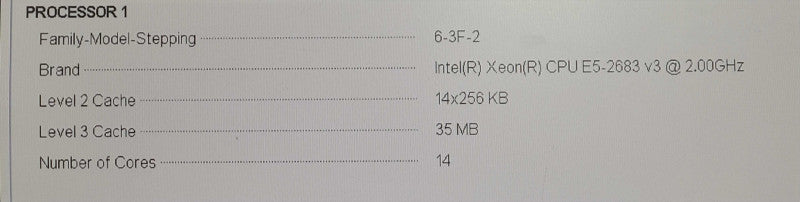 Dell PowerEdge R730xd - 1x Xeon E5-2683 v3, 32GB DDR4, H730P Mini, 2x 750W