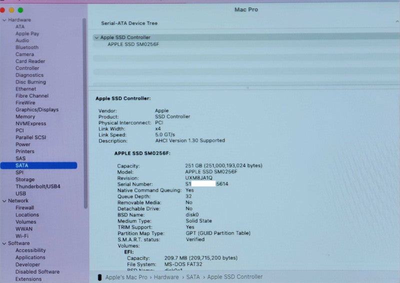 Apple Mac Pro 2013, Xeon E5-1650V2 3.5GHz 16GB RAM, AMD D500 3GB, 256GB SSD _