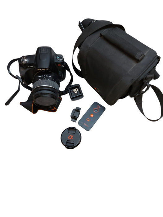 Sony Alpha a230 10.2MP Digital SLR Camera w/ 18-55mm Lens.