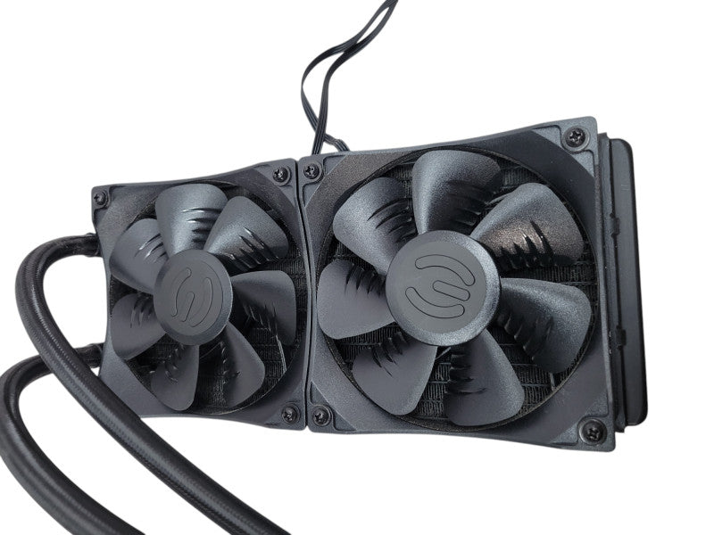 EVGA 240mm All-In-One RGB LED CPU Liquid Cooler - Black (400-HY-CL24-V1) %