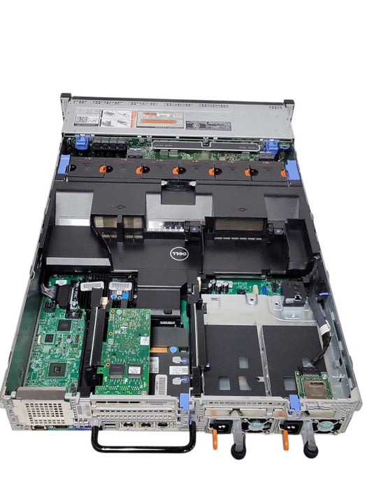 Dell PE R730xd 2x Xeon E5-2660v4 128GB DDR4 H730P Mini 6x 2.4TB HDDs 2x PSU _