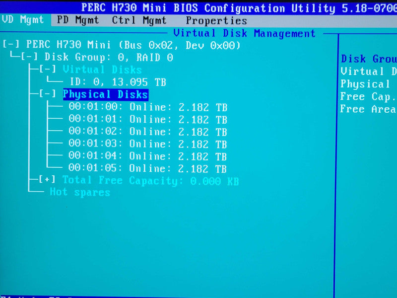 Dell PE R730xd 2x Xeon E5-2660v4 128GB DDR4 H730P Mini 6x 2.4TB HDDs 2x PSU _