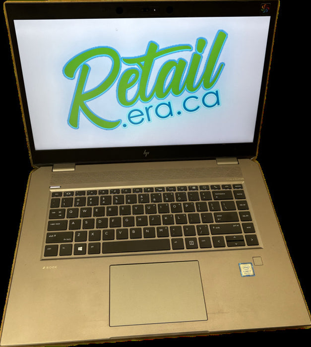 HP ZBook Studio G5 "4K" i7-8750H QUADRO P1000 4GB GPU 16GB RAM 256SSD READ!  Lap200