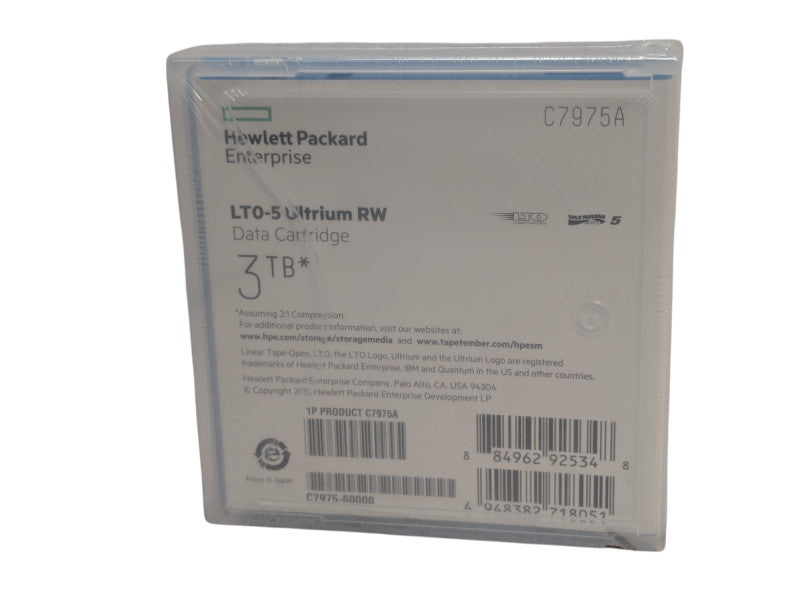 NEW HPE LTO5 Ultrium 3TB RW Data Tape C7975A C7975-60000  Q-