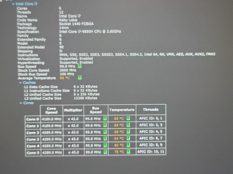 Dell Precision 7740 i7-9850H 16GB DDR4 RTX 3000 256GB M.2 SSD READ β Lap200