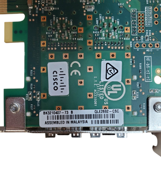 Cisco UCSC-PCIE-QD16GF QLE2692-CSC Dual Port 16GB FC HBA - Low Profile