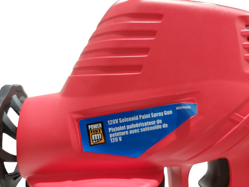 Power Fist Paint Sprayer 800ml 120V Spray Gun  =