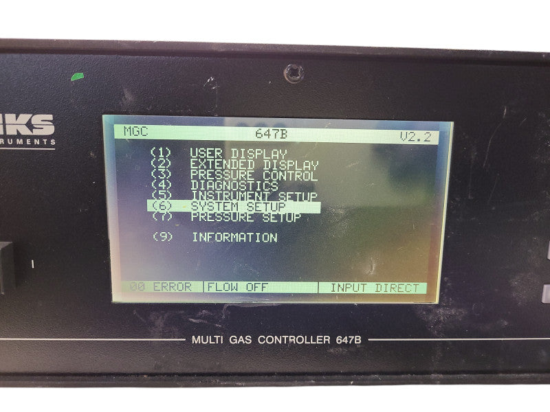 MKS 647B MULTI GAS CONTROLLER 647B4R0TE READ $