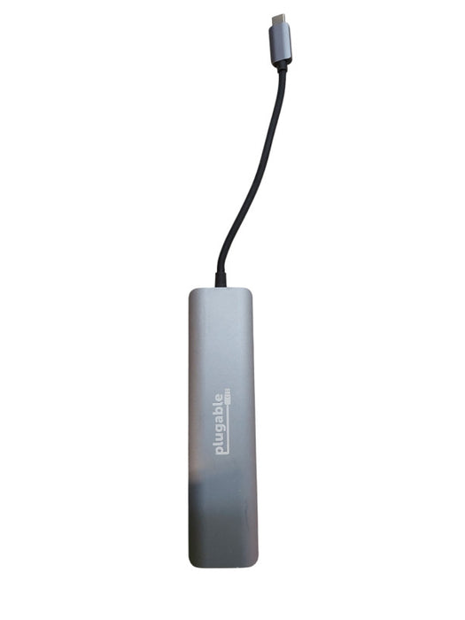 Plugable 7-in-1 USB C Hub Multiport Adapter with Ethernet - USBC-7IN1E