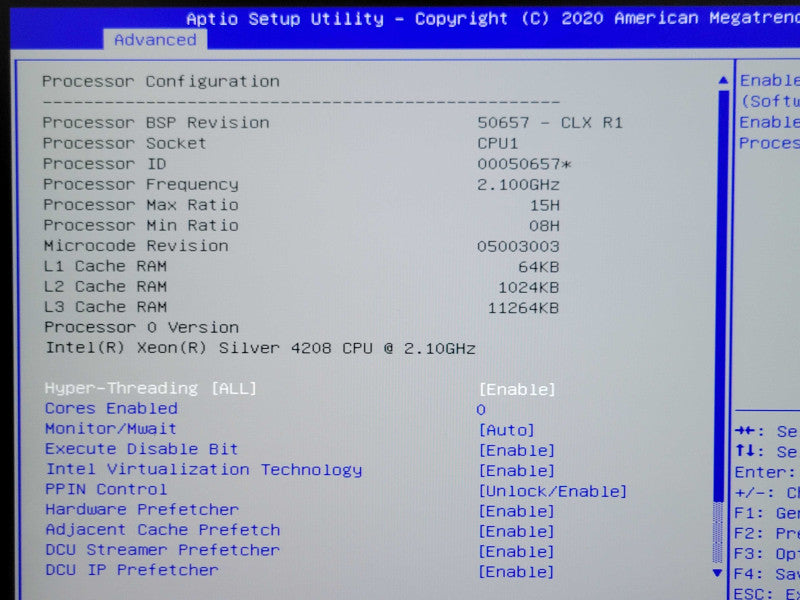 SuperMicro X11SPL-F 2U Server, 1x Xeon Silver 4208 2.10GHz 32GB DDR4 2x PSU _
