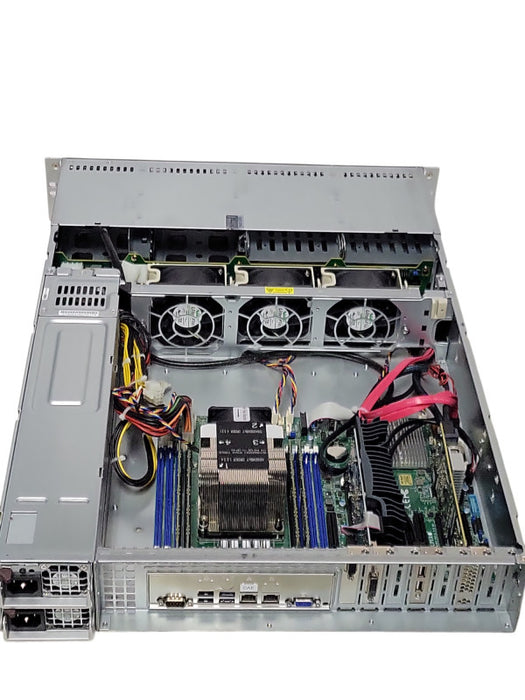 SuperMicro X11SPL-F 2U Server, 1x Xeon Silver 4208 2.10GHz 32GB DDR4 2x PSU _