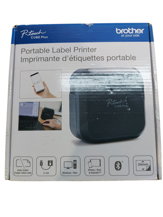 Brother P-Touch Cube Plus + Label Maker Printer PT-P710BT Bluetooth