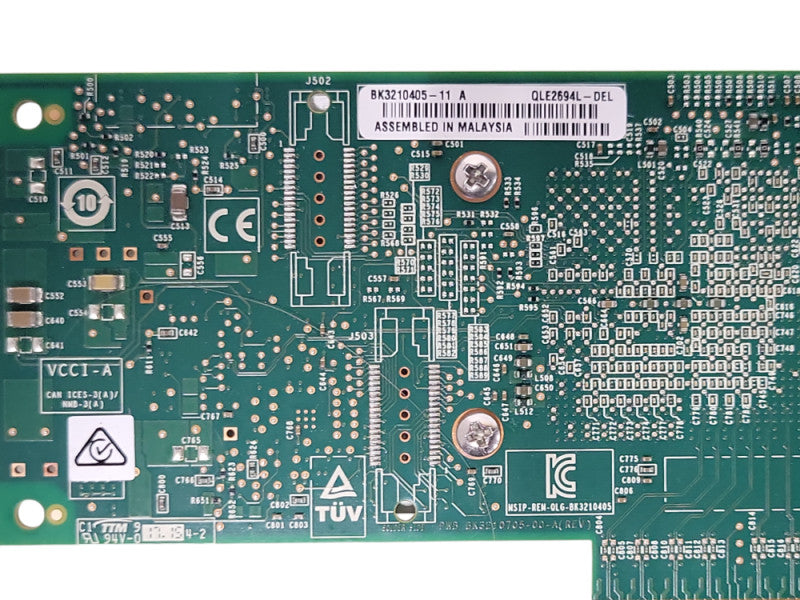 Dell QLogic QLE2694L-DEL Quad Port 16Gbps Fibre Channel LP Host Bus Adapter _