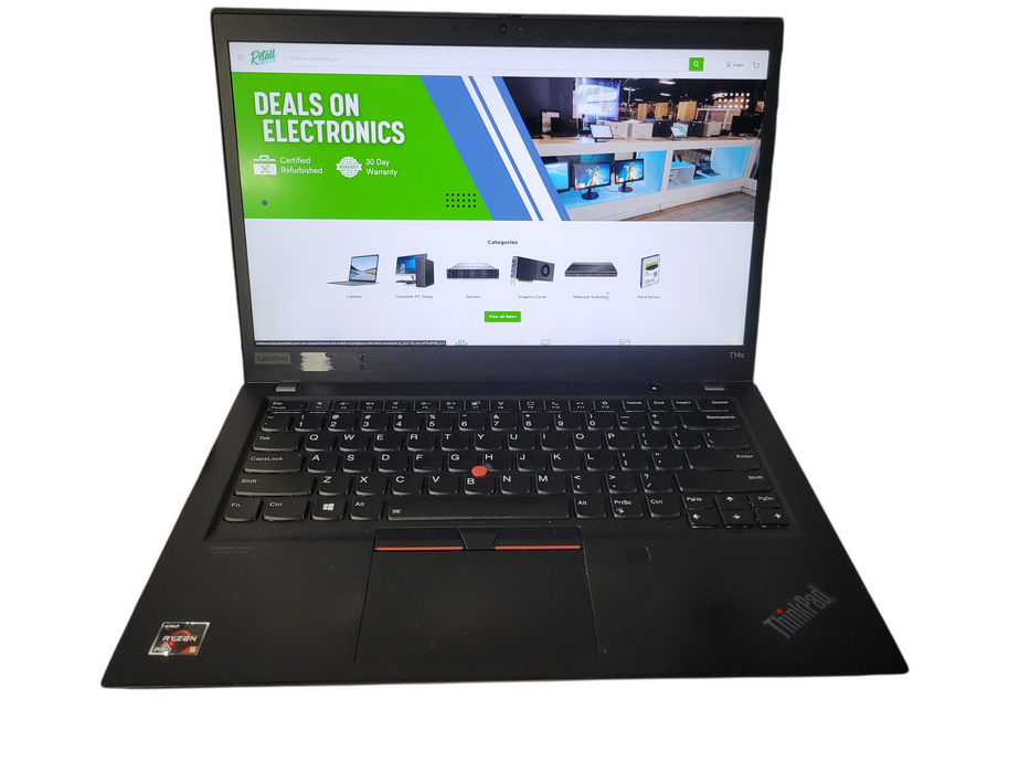 Lenovo ThinkPad T14s Ryzen 5 Pro 4650U @2.10GHz 8GB RAM 256GB NVme  BudLap