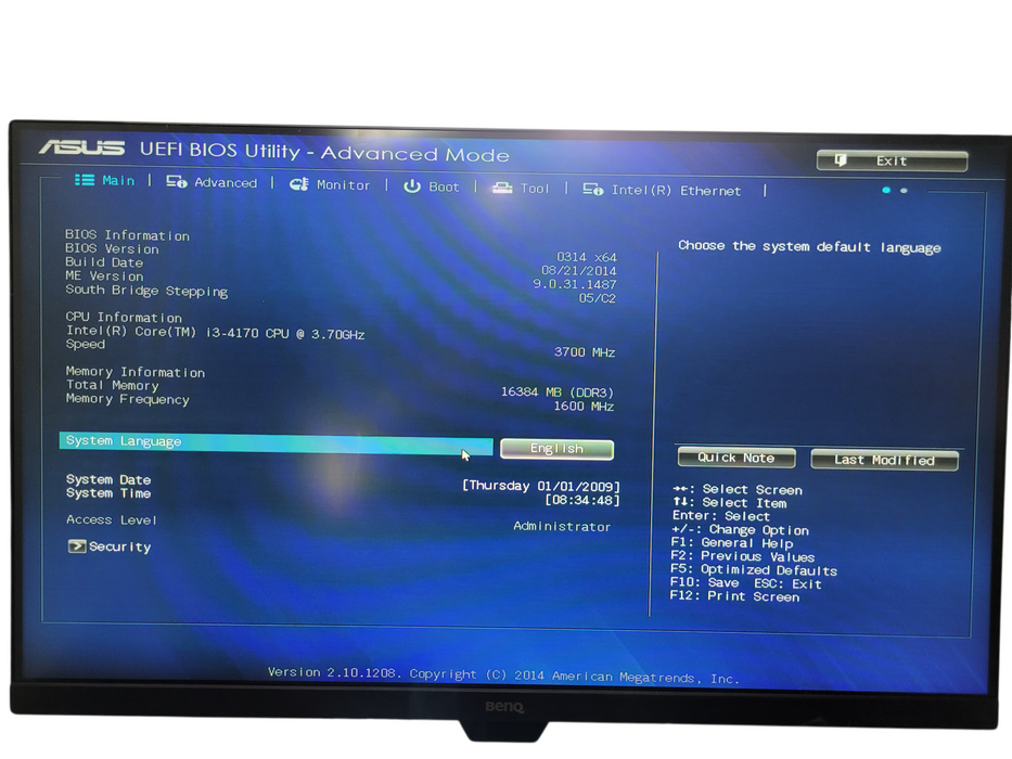 exacqVision Video Surveillance Server | i3-4170 @3.70GHz 16GB DDR3| NO HDD