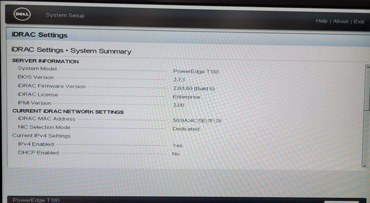 Dell PowerEdge T130 | Xeon E3-1220 v5 @ 3.00GHz 16GB DDR4 | NO HDD