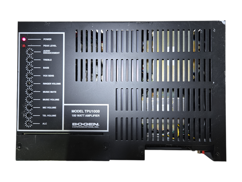 Bogen Communications TPU100B 100WATT Telephone Paging Amplifier