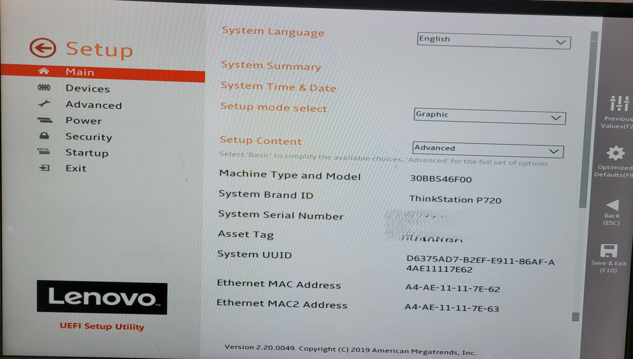 Lenovo ThinkStation P720 | 2x Xeon Silver 4110 @ 2.10GHz | 32GB DDR4 | NO HDD/GP