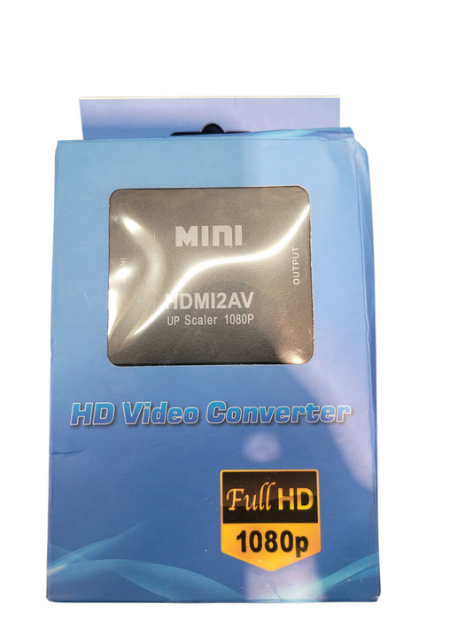 Mini HDMI2AV HD Video Converter - 1080P HDMI to AV RCA