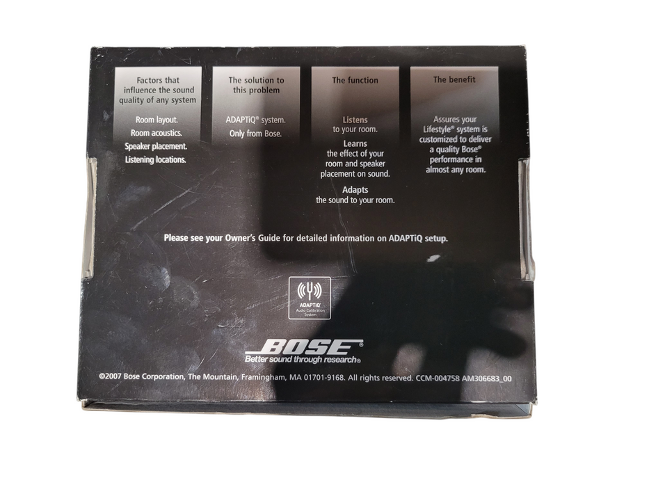 Bose ADAPTiQ Audio Calibration System Headset