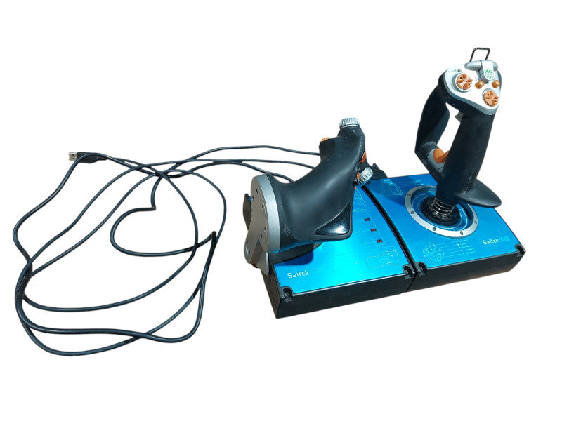 Saitek X45 Digital FightStick Joystick & Throttle Set =