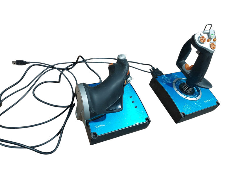 Saitek X45 Digital FightStick Joystick & Throttle Set =