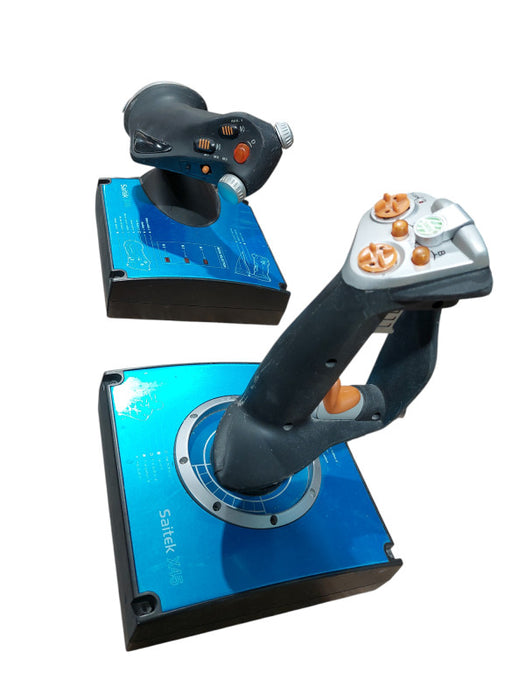 Saitek X45 Digital FightStick Joystick & Throttle Set =