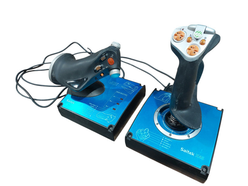 Saitek X45 Digital FightStick Joystick & Throttle Set =