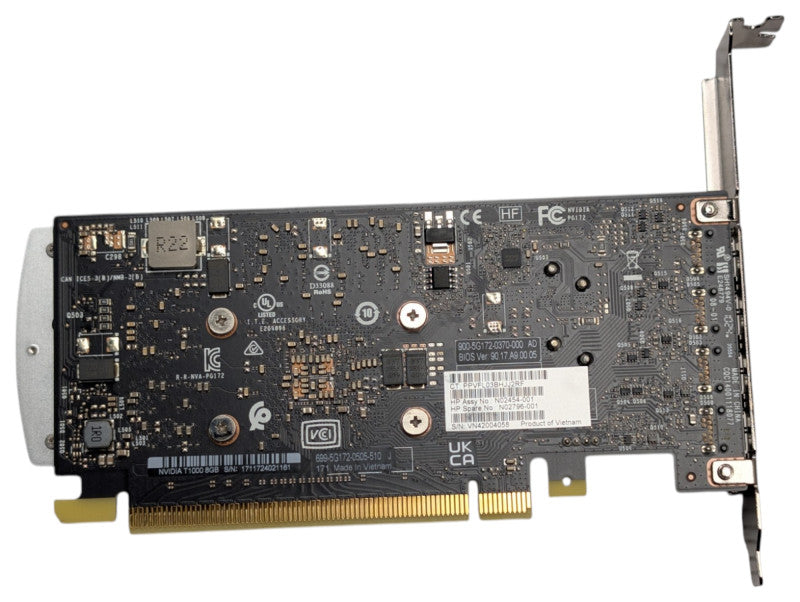 NVIDIA Quadro T1000 8GB Graphics Card HP OEM N0796-001 -