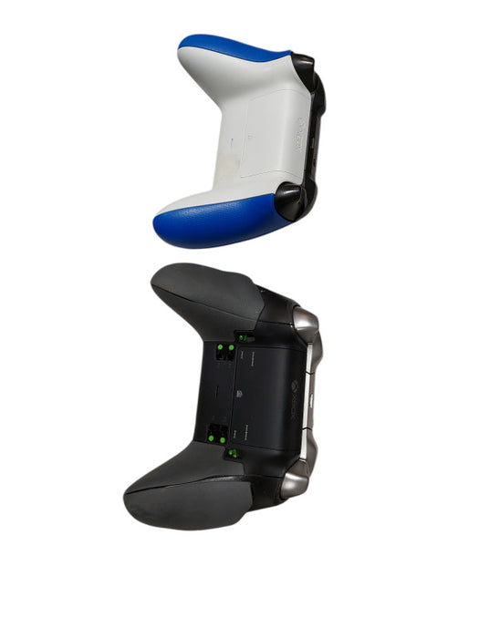 2 Xbox One Controllers Model: 1698 Black & 1914 Blue =
