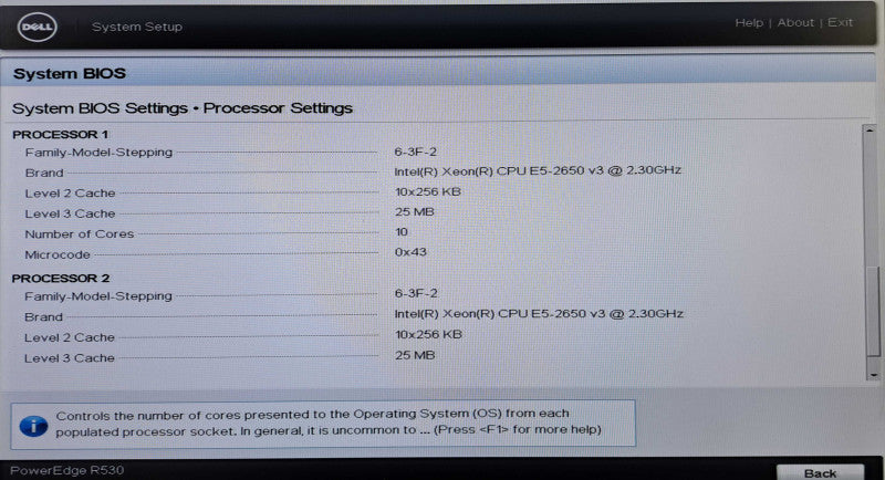 Dell R530 2U 8x 3.5" | 2x Xeon E5-2650 v3 @2.30GHz, 64GB DDR4, H730 Mini