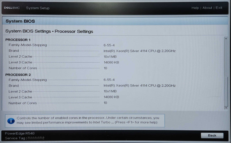 Dell PE R540 2U 12x3.5", 2x Xeon Silver 4114, 128GB DDR4, 4x 2TB SAS, H730P