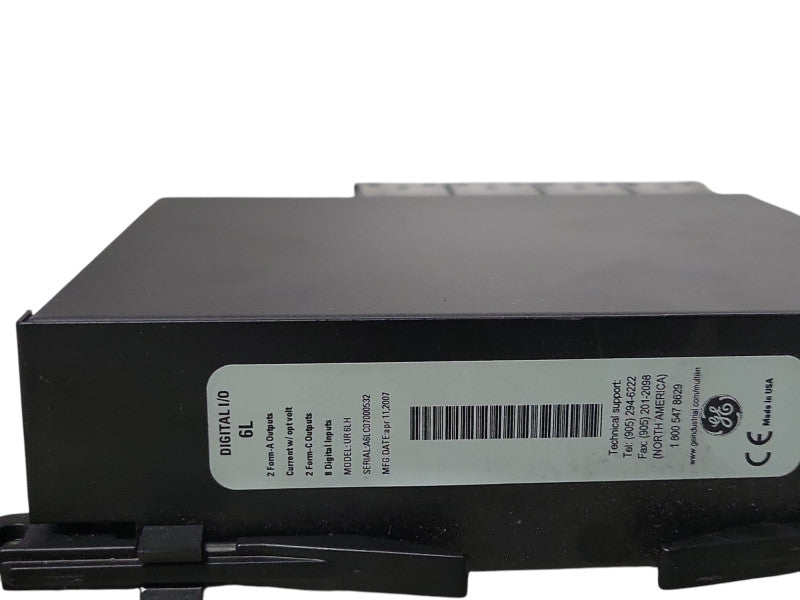 GE Multilin UR6LH 6L Digital I/O Module, UR-6LH, 2 Form-A, 2 Form-C O/Ps _