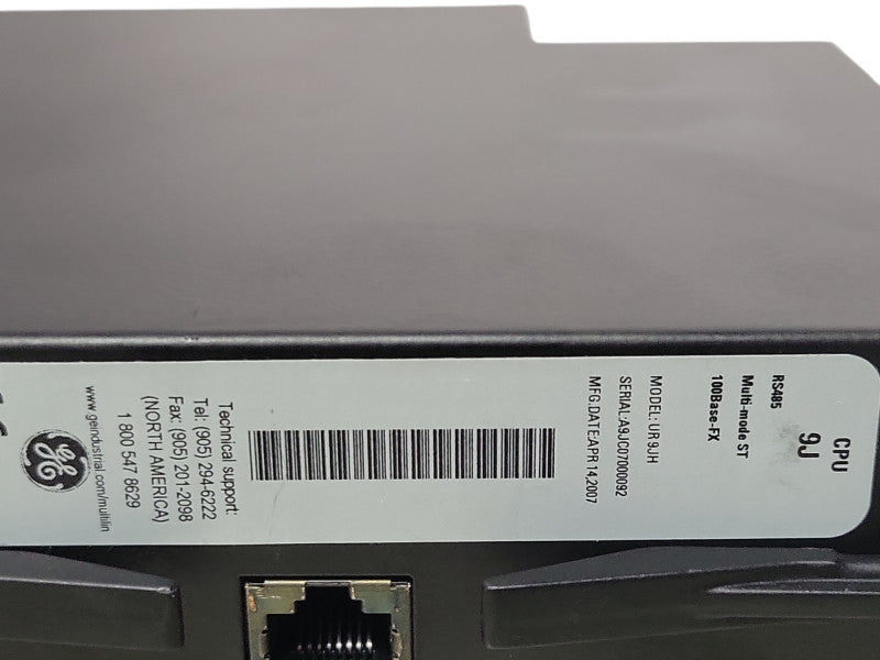 GE Multilin UR9GH CPU 9Multi-mode ST 100Base-FX _