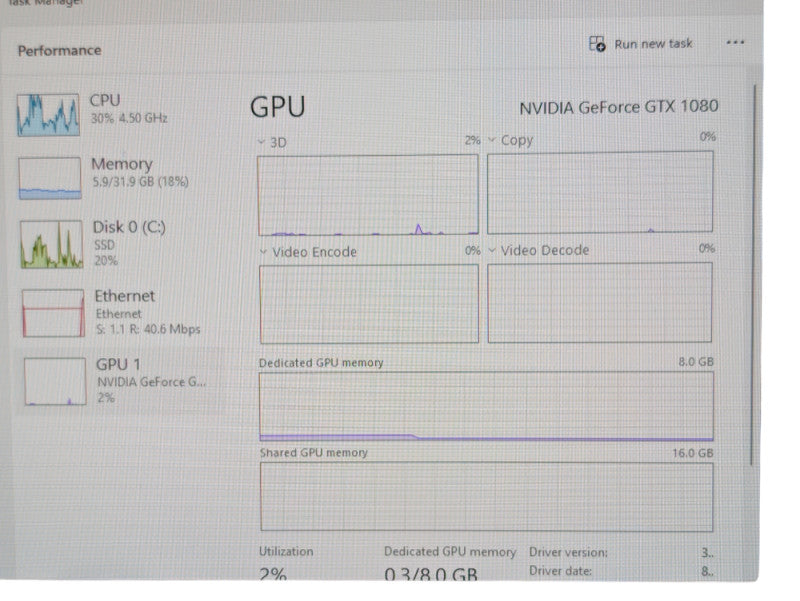 Custom PC NVIDIA GTX 1080 8GB ASUS Z170-A Intel Core i7-6700K 32GB RAM -