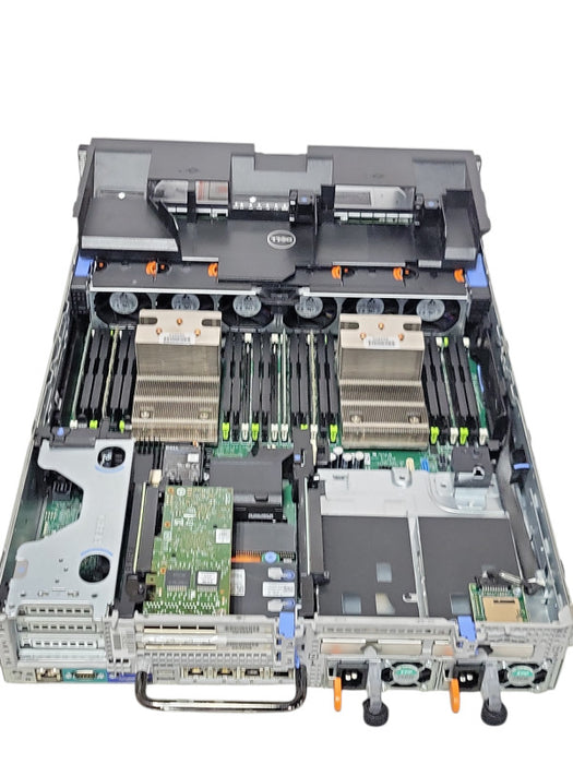 Dell PE R730xd 2x Xeon E5-2683v3 64GB DDR4 H730 Mini 6x 900GB HDDs 2x PSU _