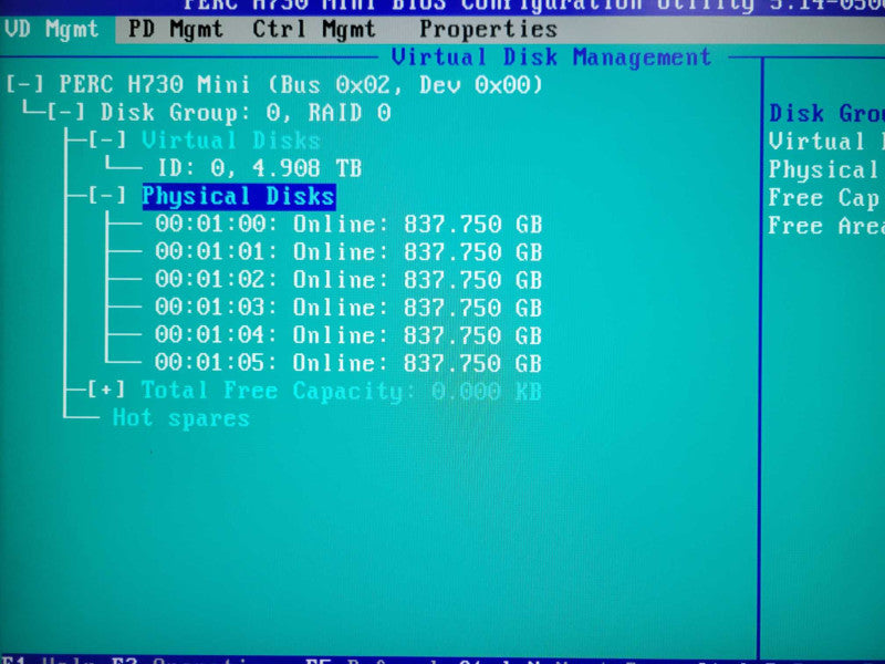 Dell PE R730xd 2x Xeon E5-2683v3 64GB DDR4 H730 Mini 6x 900GB HDDs 2x PSU _