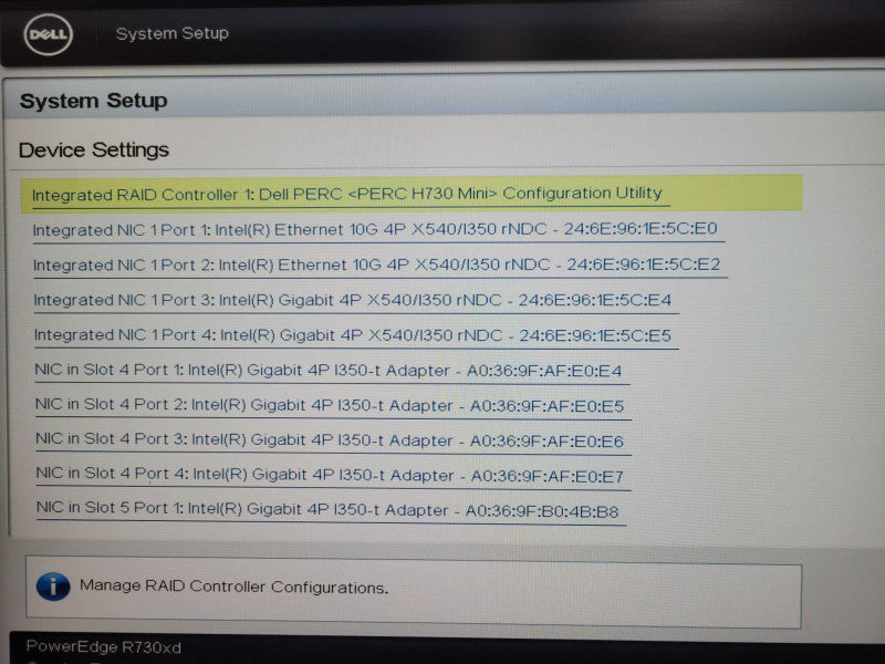 Dell PE R730xd 2x Xeon E5-2683v3 64GB DDR4 H730 Mini 6x 900GB HDDs 2x PSU _