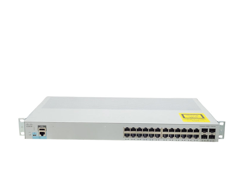 Cisco WS-C2960L-24TS-LL 24-port Gigabit RJ-45 4-port SFP Network Switch Q_