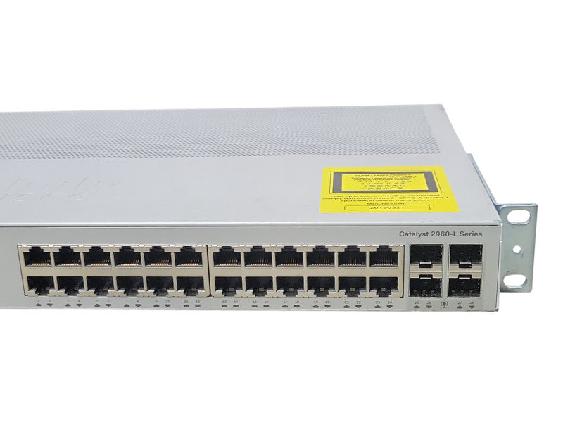 Cisco WS-C2960L-24TS-LL 24-port Gigabit RJ-45 4-port SFP Network Switch Q_