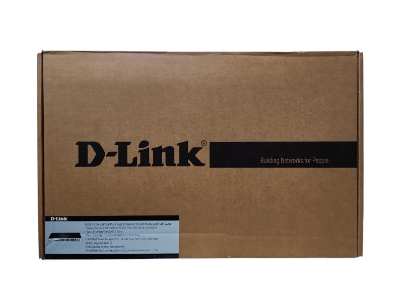 *NEW SEALED* D-LINK DES-1210-28P 28 Port Fast Ethernet Web Smart PoE Switch