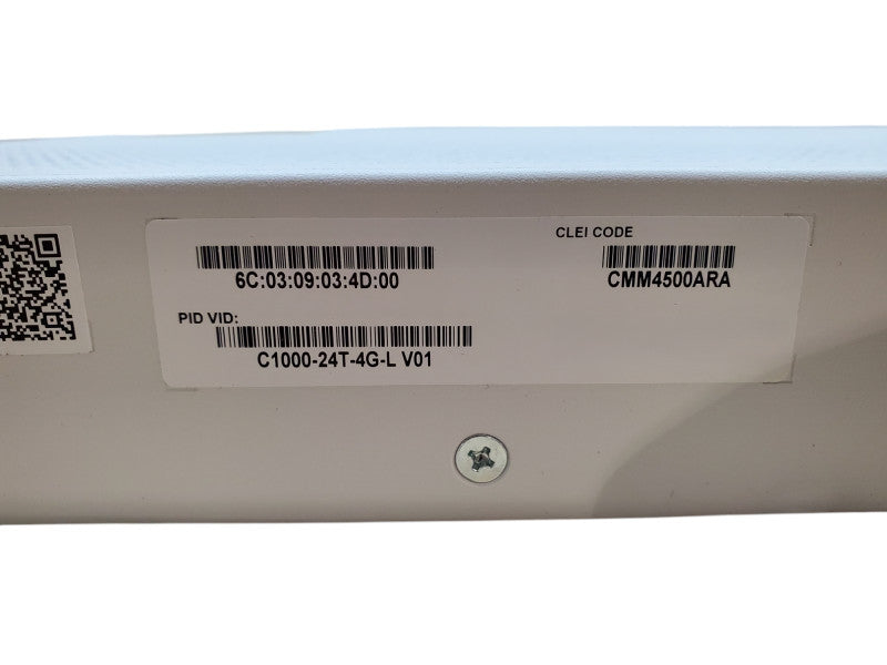 Cisco C1000-24T-4G-L V01 | 24-Port Gigabit Managed Switch 4x 1G SFP